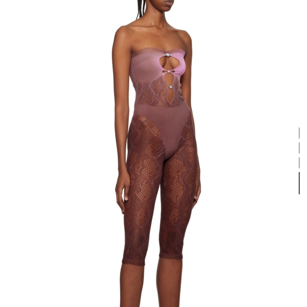 Poster Girl Brown & Pink Coco Jumpsuit